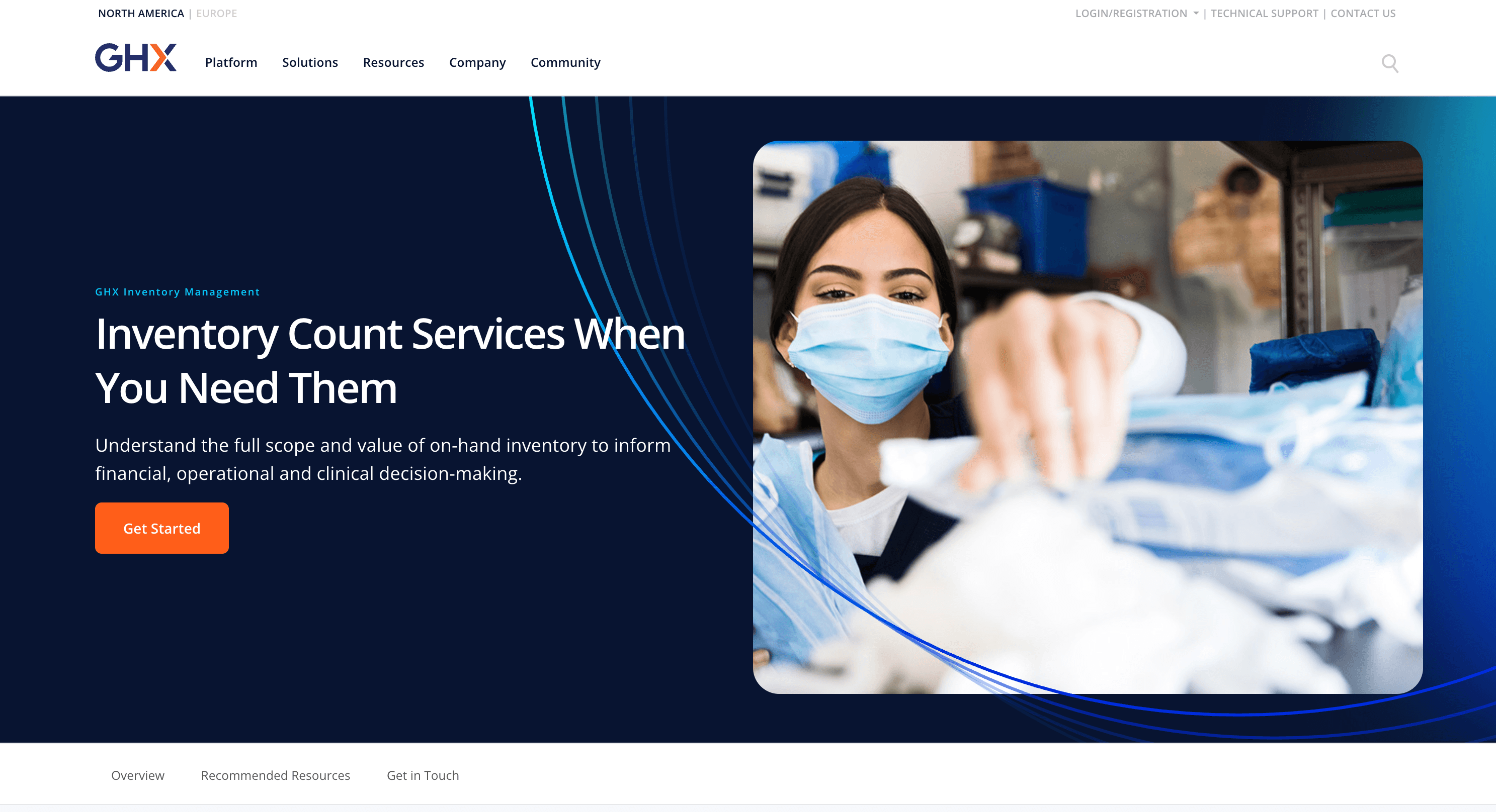 GHX homepage